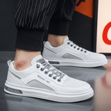 Men’s Lightweight Breathable Casual Sneakers – Classic Low-Top Daily Walking Shoes
