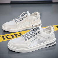 Men’s Lightweight Breathable Casual Sneakers – Classic Low-Top Daily Walking Shoes