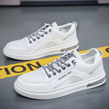 Men’s Lightweight Breathable Casual Sneakers – Classic Low-Top Daily Walking Shoes