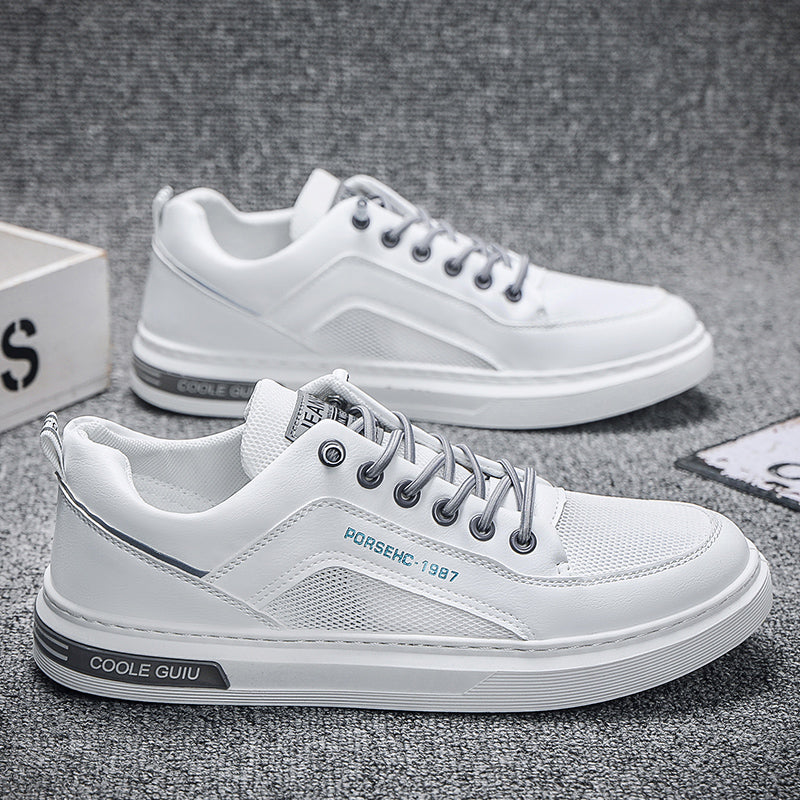 Men’s Lightweight Breathable Casual Sneakers – Classic Low-Top Daily Walking Shoes
