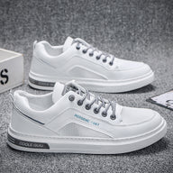 Men’s Lightweight Breathable Casual Sneakers – Classic Low-Top Daily Walking Shoes