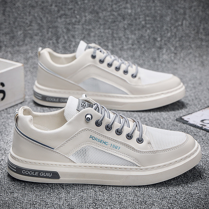 Men’s Lightweight Breathable Casual Sneakers – Classic Low-Top Daily Walking Shoes