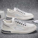 Men’s Lightweight Breathable Casual Sneakers – Classic Low-Top Daily Walking Shoes