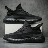 Unisex Breathable Knit Sneakers – Lightweight Cushioned Everyday Running Shoes