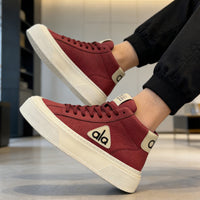 Unisex High-Top Platform Sneakers – Retro Street Style Shoes.Retro attitude. Platform comfort. Street ready.