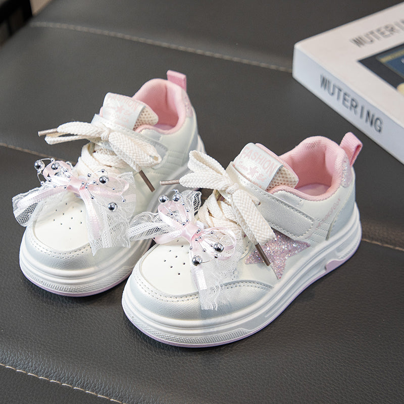 Women’s Chunky Platform Sneakers – Comfortable Casual Lace-Up Shoes for Daily Wear