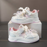 Women’s Chunky Platform Sneakers – Comfortable Casual Lace-Up Shoes for Daily Wear