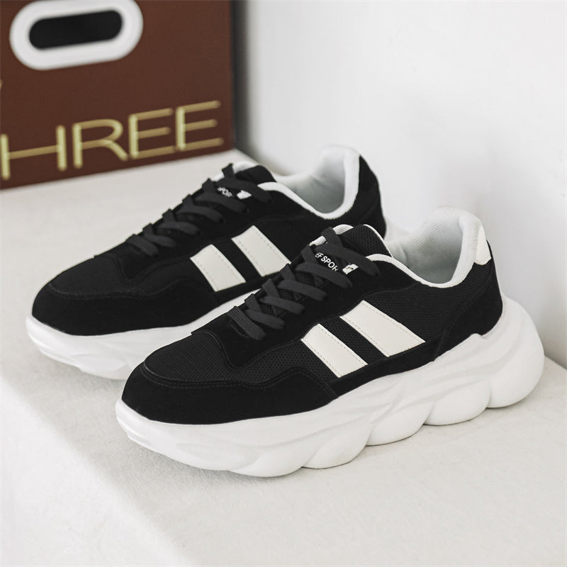 Men’s Lightweight Chunky Sneakers – Breathable Mesh Casual Shoes with Cushioned Sole