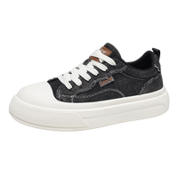 Men’s & Women’s Casual Canvas Sneakers – Lightweight Lace-Up Platform Shoes for Daily Wear