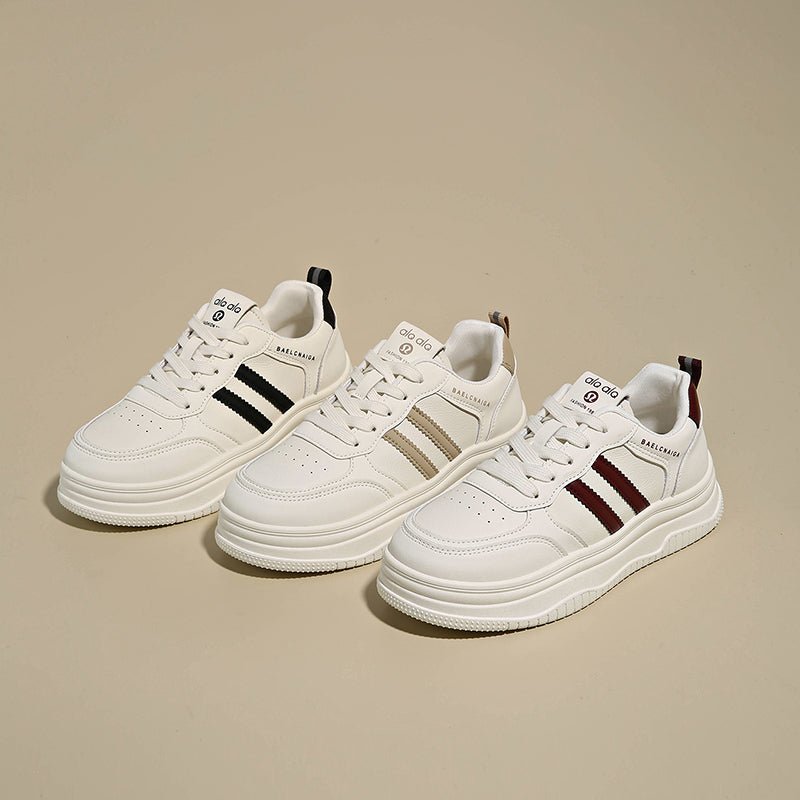 Men’s & Women’s Classic Platform Sneakers – Lightweight Casual Lace-Up Shoes for Daily Wear