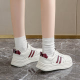 Men’s & Women’s Classic Platform Sneakers – Lightweight Casual Lace-Up Shoes for Daily Wear