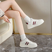 Men’s & Women’s Classic Platform Sneakers – Lightweight Casual Lace-Up Shoes for Daily Wear
