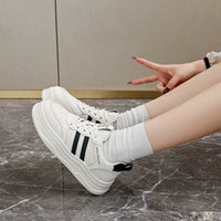Men’s & Women’s Classic Platform Sneakers – Lightweight Casual Lace-Up Shoes for Daily Wear