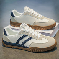 Men’s Retro Casual Sneakers – Classic Low-Top Lace-Up Comfort Shoes for Daily Wear
