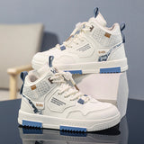 Teen Mid-Top Casual Sneakers – Lightweight Street Style Shoes for Daily Wear & School