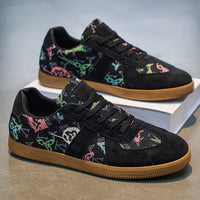 Men’s Retro Casual Sneakers – Lightweight Comfort Lace-Up Daily Walking Shoes