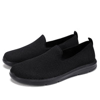 Men’s & Women’s Lightweight Slip-On Knit Walking Shoes – Breathable Casual Comfort Sneakers