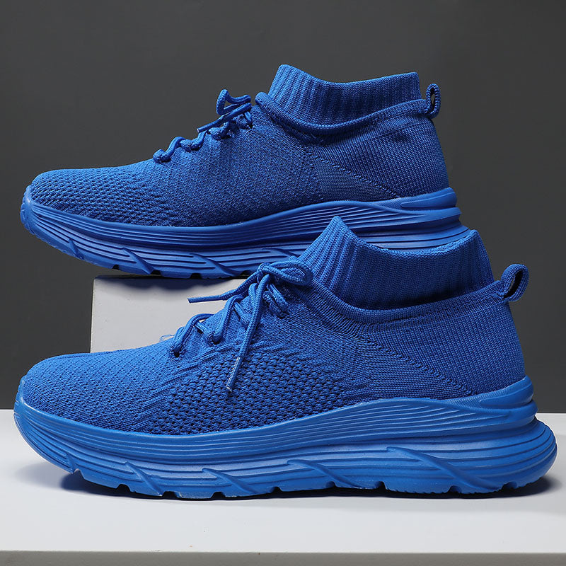 Men & Women Lightweight Knit Running Shoes – Breathable Sock-Style Sneakers with Cushioned Thick Sole
