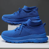 Men & Women Lightweight Knit Running Shoes – Breathable Sock-Style Sneakers with Cushioned Thick Sole