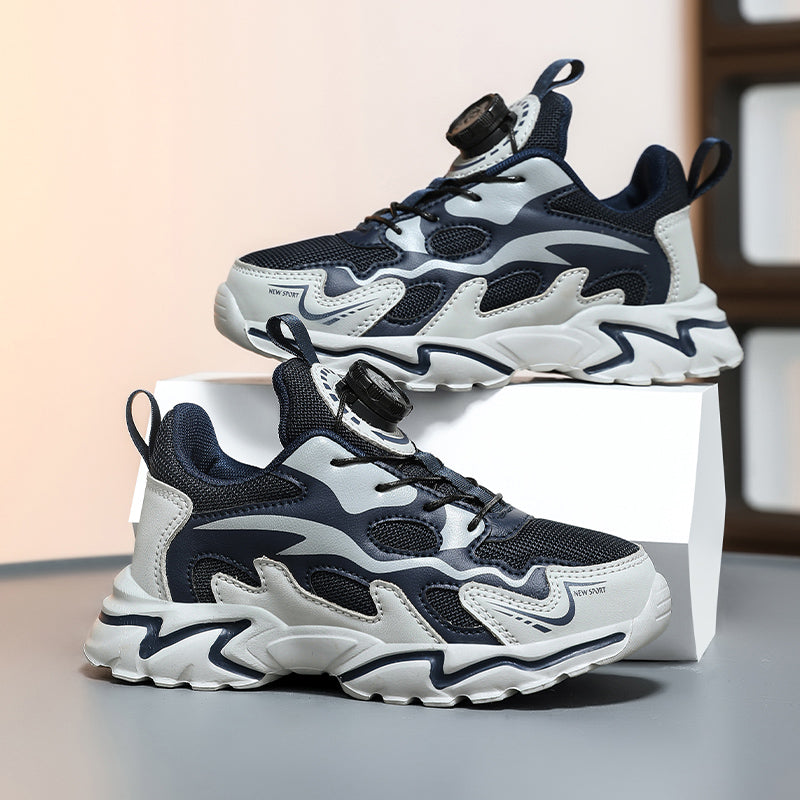 Kids Lightweight Running Shoes with Dial Closure – Breathable Sport Sneakers for Boys & Girls.Easy On & Off · Secure Fit · Comfortable for School, Play & Outdoor Activities