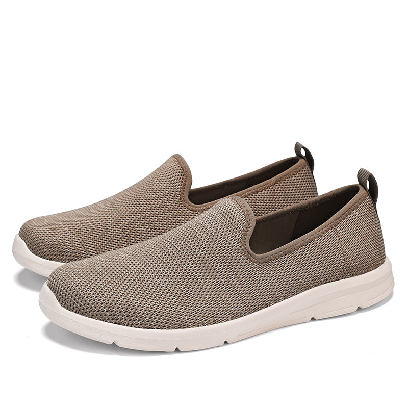 Men’s & Women’s Lightweight Slip-On Knit Walking Shoes – Breathable Casual Comfort Sneakers