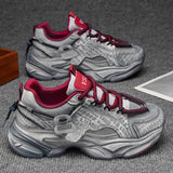 Men’s Chunky Running Sneakers – Breathable Mesh Sports Shoes with Cushioned Sole for Daily Training & Street Wear