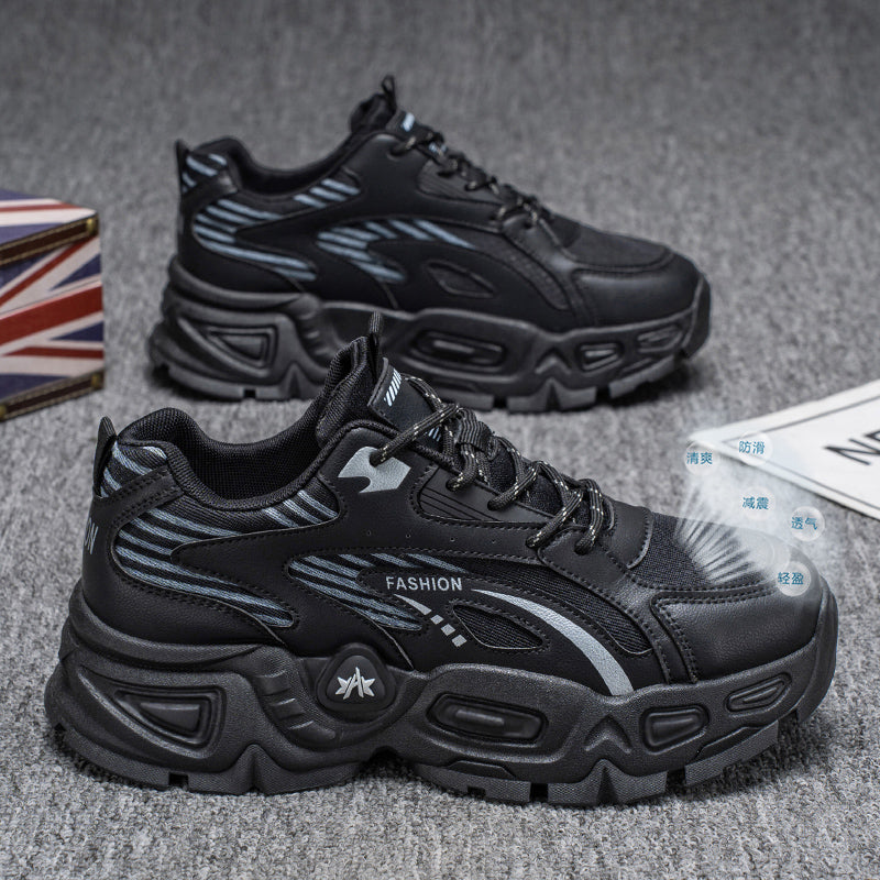 Chunky Fashion Sneakers for Men & Women – Breathable Mesh Platform Shoes for Daily Wear