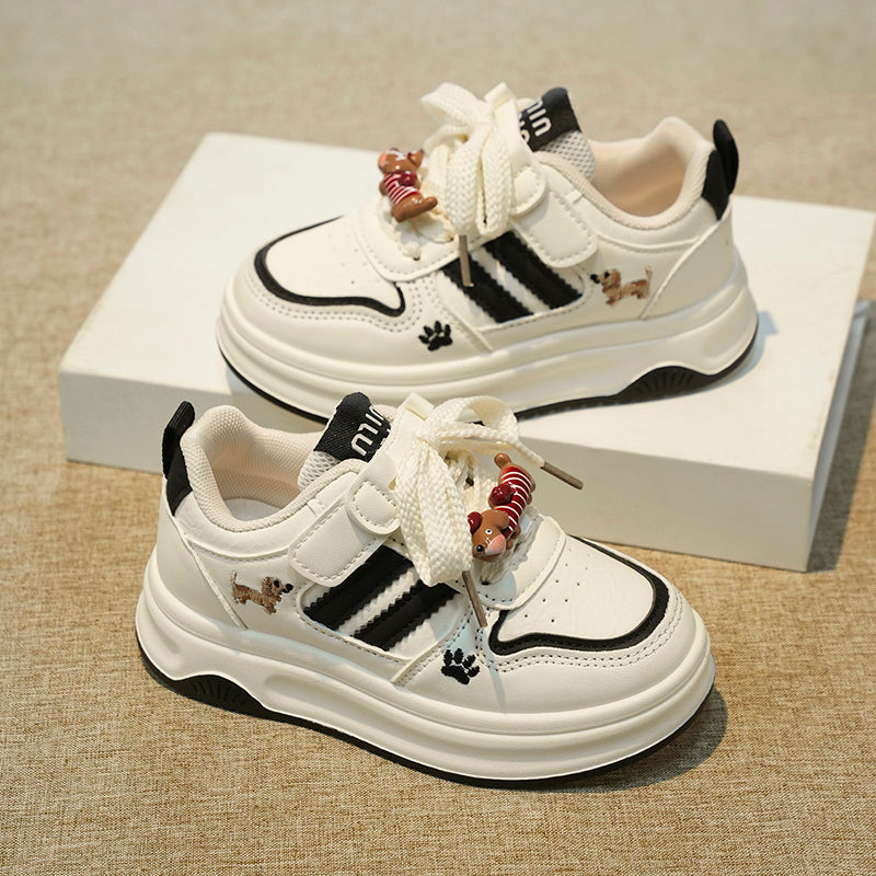 Kids Platform Sneakers – Cute Cartoon Velcro Shoes for Toddlers & Little Kids