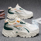 Chunky Fashion Sneakers for Men & Women – Breathable Mesh Platform Shoes for Daily Wear