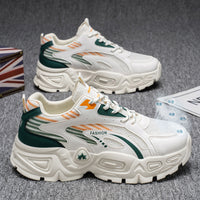 Chunky Fashion Sneakers for Men & Women – Breathable Mesh Platform Shoes for Daily Wear