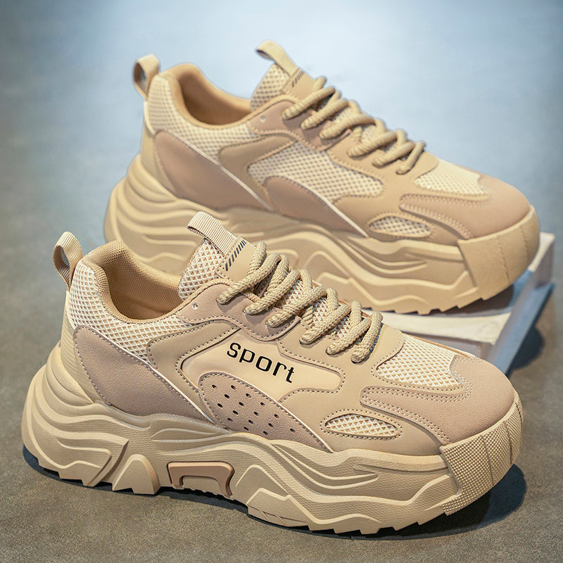 Men’s & Women’s Chunky Sport Sneakers – Breathable Mesh Casual Trainers with Cushioned Sole