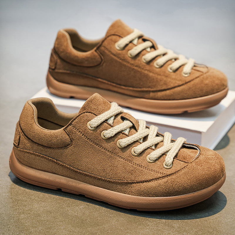 Men’s & Women’s Suede Casual Sneakers – Lightweight Cushioned Sole for Daily Walking