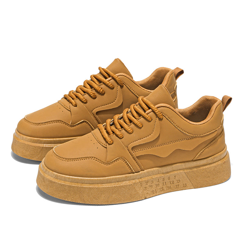 Men’s Fashion Casual Sneakers – Thick Sole Comfortable Street Shoes for Daily Wear