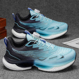 Men’s Lightweight Cushion Running Sneakers with Dial Lacing – Breathable Athletic Shoes for Daily Training & Street Wear