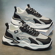 Chunky Colorblock Sneakers for Men & Women – Comfortable Casual Running Shoes with Cushioned Sole