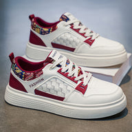 Men’s & Women’s Casual Platform Sneakers – Colorblock Street Style Comfort Shoes