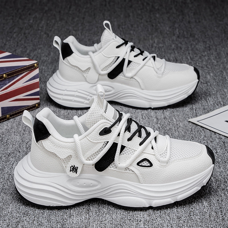 Men & Women Lightweight Chunky Sneakers – Breathable Mesh Casual Running Shoes