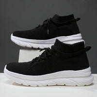 Men & Women Lightweight Knit Running Shoes – Breathable Sock-Style Sneakers with Cushioned Thick Sole