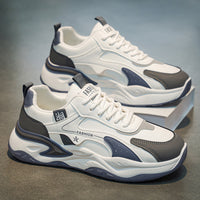 Chunky Colorblock Sneakers for Men & Women – Comfortable Casual Running Shoes with Cushioned Sole