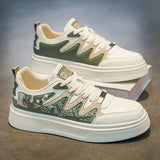 Youth & Adult Graphic Platform Sneakers – Lightweight Casual Skate-Inspired Shoes