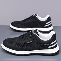 Men’s Breathable Mesh Casual Sneakers – Lightweight Comfort Shoes for Daily Wear