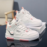 Teen Mid-Top Casual Sneakers – Lightweight Street Style Shoes for Daily Wear & School