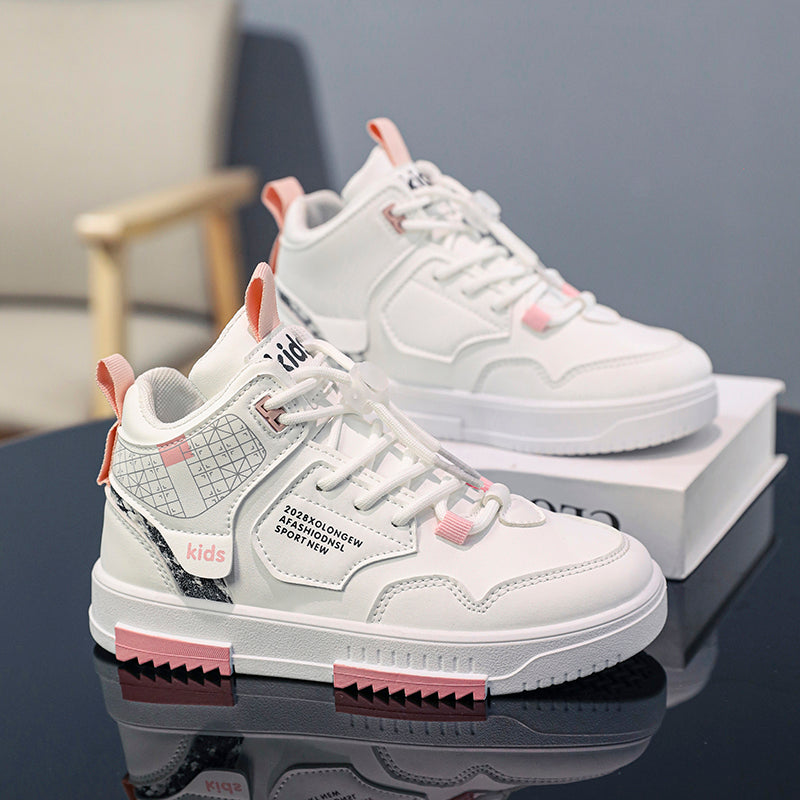 Teen Mid-Top Casual Sneakers – Lightweight Street Style Shoes for Daily Wear & School