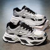 Chunky Mesh Running Sneakers for Men & Women – Breathable Cushioning Sport Shoes