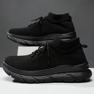 Men & Women Lightweight Knit Running Shoes – Breathable Sock-Style Sneakers with Cushioned Thick Sole