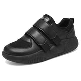 Men’s Casual Hook-and-Loop Sneakers – Lightweight Breathable Mesh Walking Shoes with Cushioned Sole