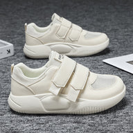 Men’s Casual Hook-and-Loop Sneakers – Lightweight Breathable Mesh Walking Shoes with Cushioned Sole