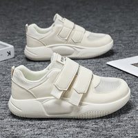 Men’s Casual Hook-and-Loop Sneakers – Lightweight Breathable Mesh Walking Shoes with Cushioned Sole