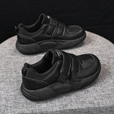 Men’s Casual Hook-and-Loop Sneakers – Lightweight Breathable Mesh Walking Shoes with Cushioned Sole