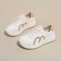 Women’s Lightweight Platform Sneakers – Cushioned Comfort Casual Walking Shoes